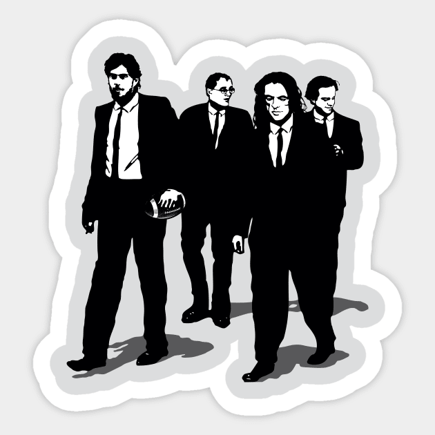 Reservoir Groomsmen Sticker by Daletheskater